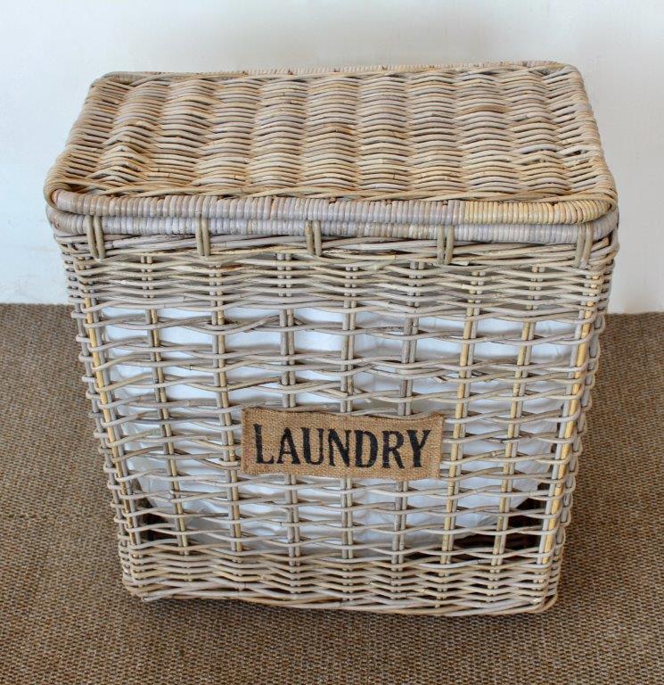 Natural Laundry Basket With Liner